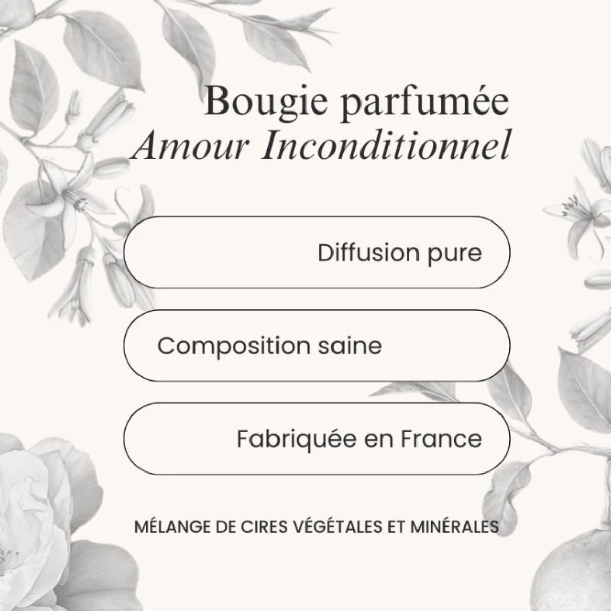 Élhée Candle Amour Inconditionnel - Clean & Long-Lasting Burn