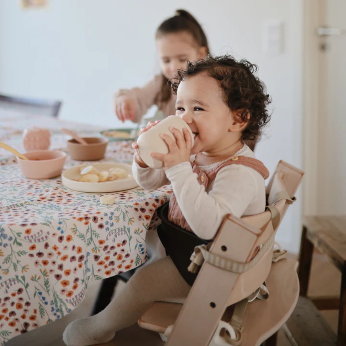 Mushie Baby Sippy Cup - Shifting Sand - Easy for Little Hands to Hold