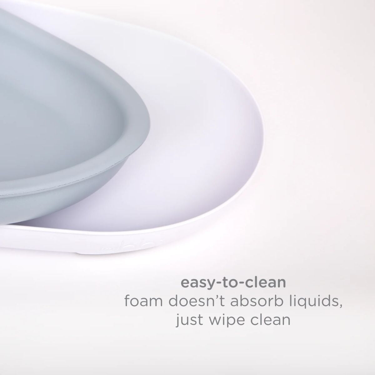 Ubbi Foam Changing Pad - Grey - Detachable base